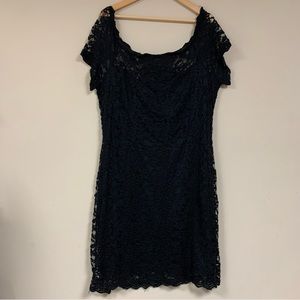 Black Lace Dress Women’s 3X Cocktail Sheath Formal Party Wedding Sexy LBD Summer